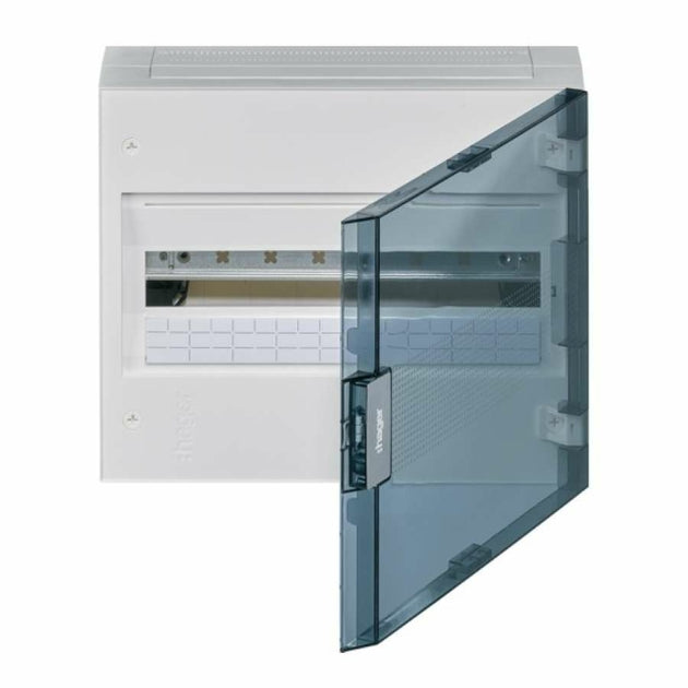 Coffret apparent 18 modules (1x18) porte transparente New Vega VB118R