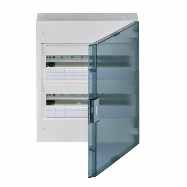 Coffret apparent (2x18 modules) porte transparente New Vega VB218R