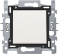 INTERRUPTEUR UNIPOLAIRE BLANC+VIS