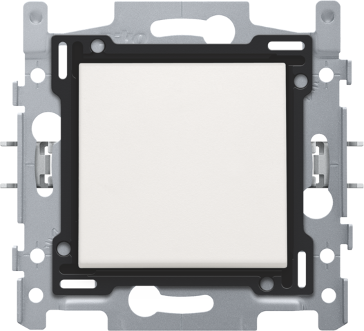 INTERRUPTEUR UNIPOLAIRE BLANC+VIS